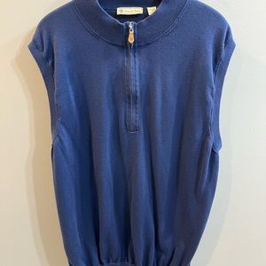 Dark Blue Donald Ross golf Sweater Vest